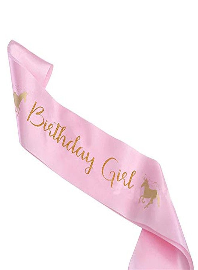 فانسي دريسويل طقم يونيكورن من فانسي دريس ويل، طوق رأس لامع على شكل يونيكورن ووشاح عيد ميلاد، مستلزمات مثالية لحفلات أعياد الميلاد، لون وردي - Image 2